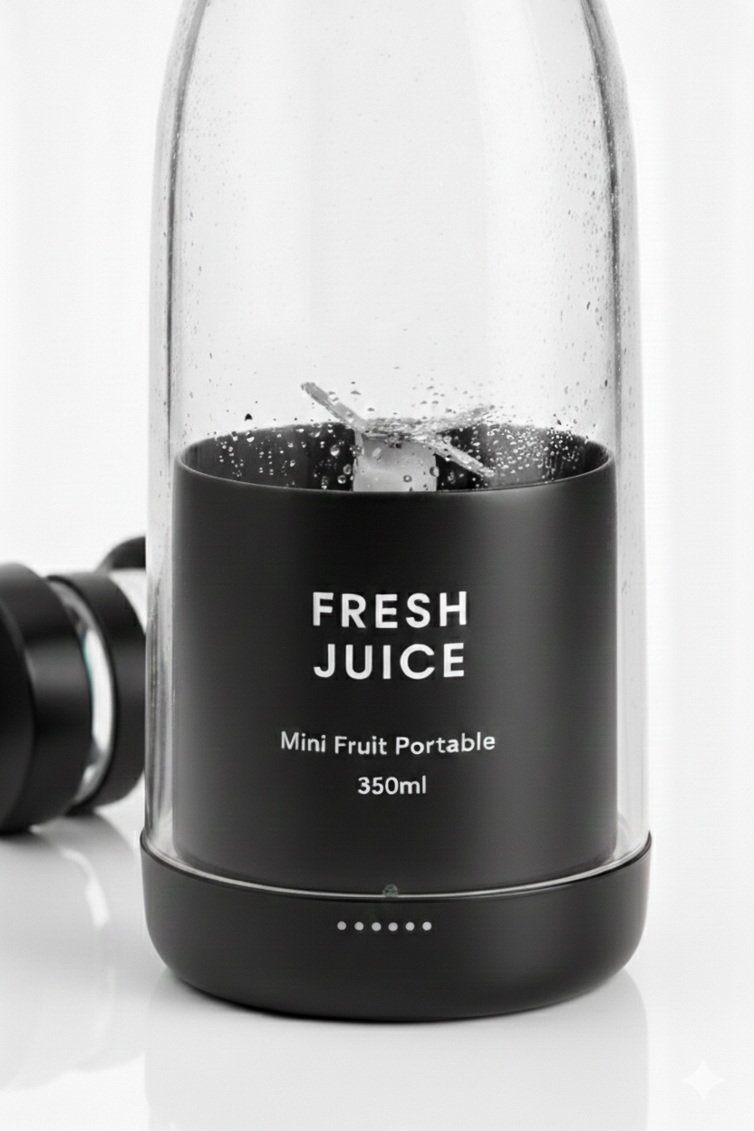 Juixer™ – Mixeur portable 350ml auto-nettoyant